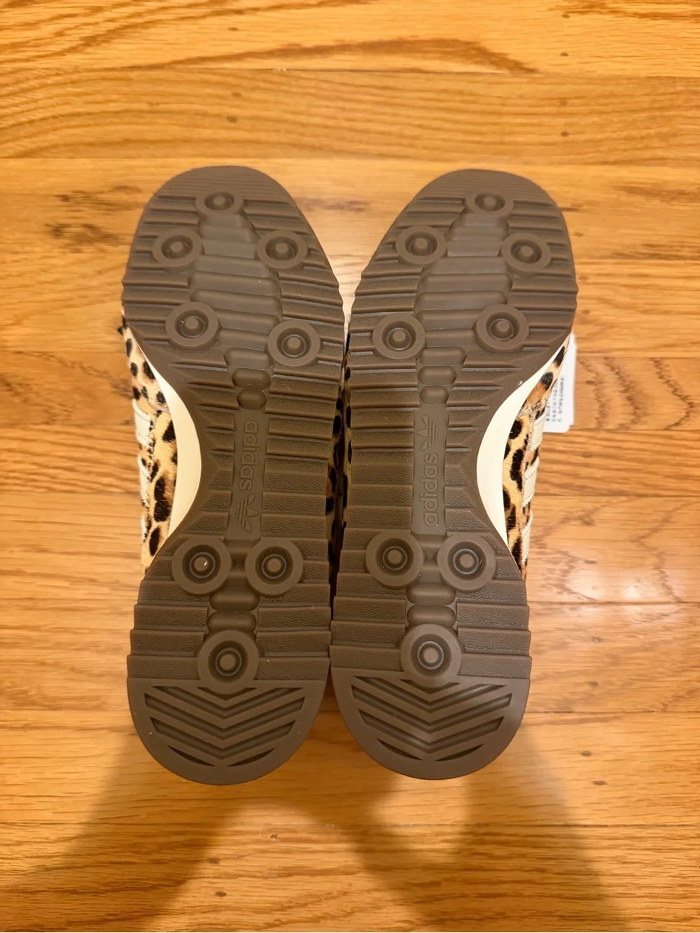 Adidas Women's Leopard Print Gazelle Sneakers in Brown